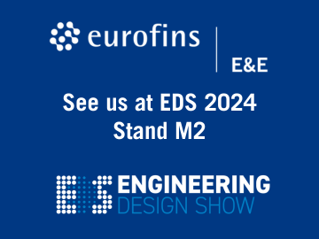 Eurofins E&E UK are exhibiting at Engineering Design Show 2024